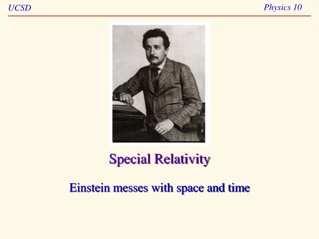 special relativity