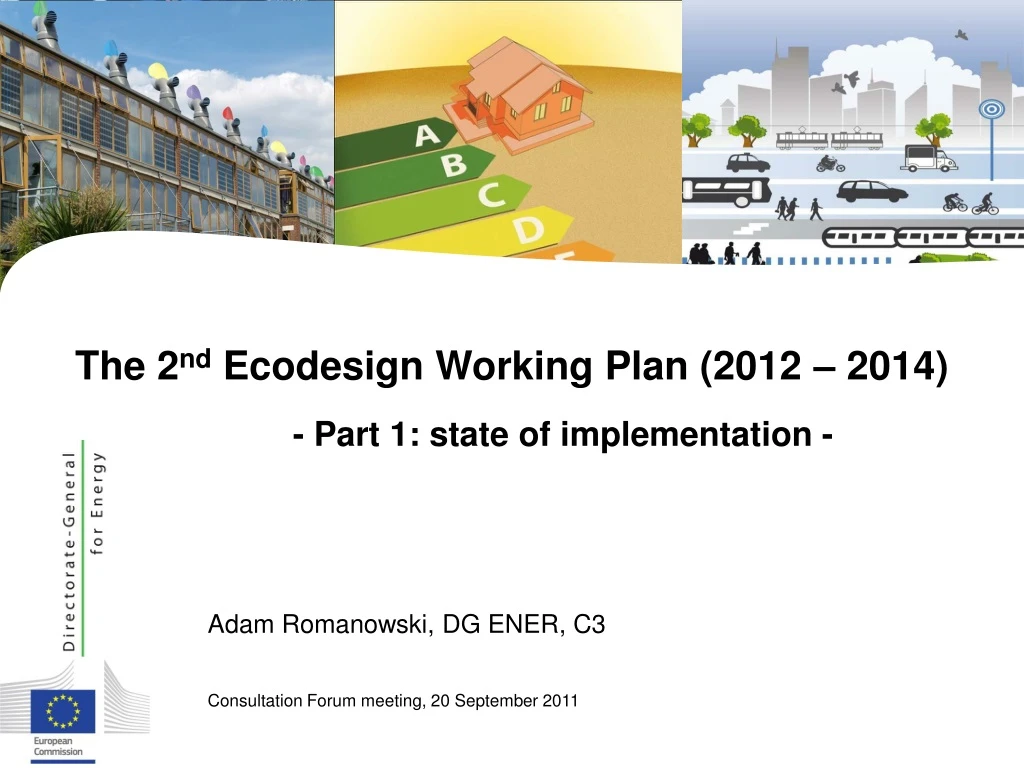 the 2 nd ecodesign working plan 2012 2014 part