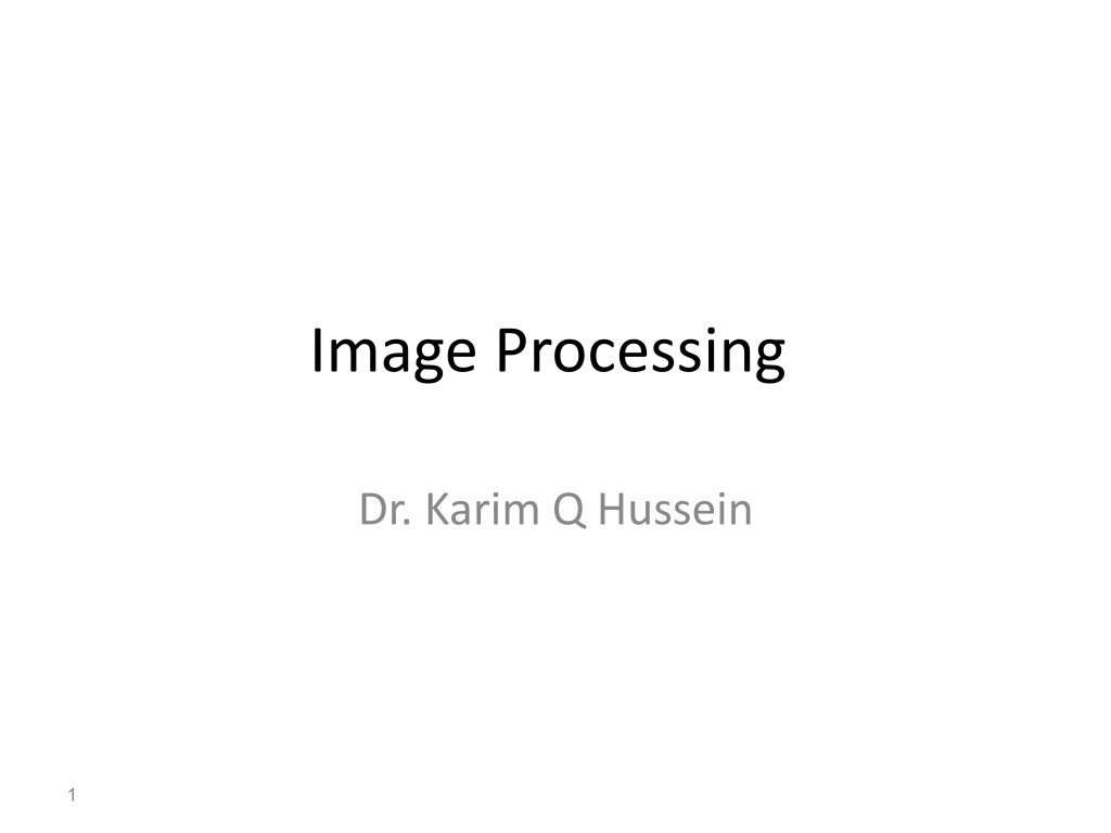 image processing