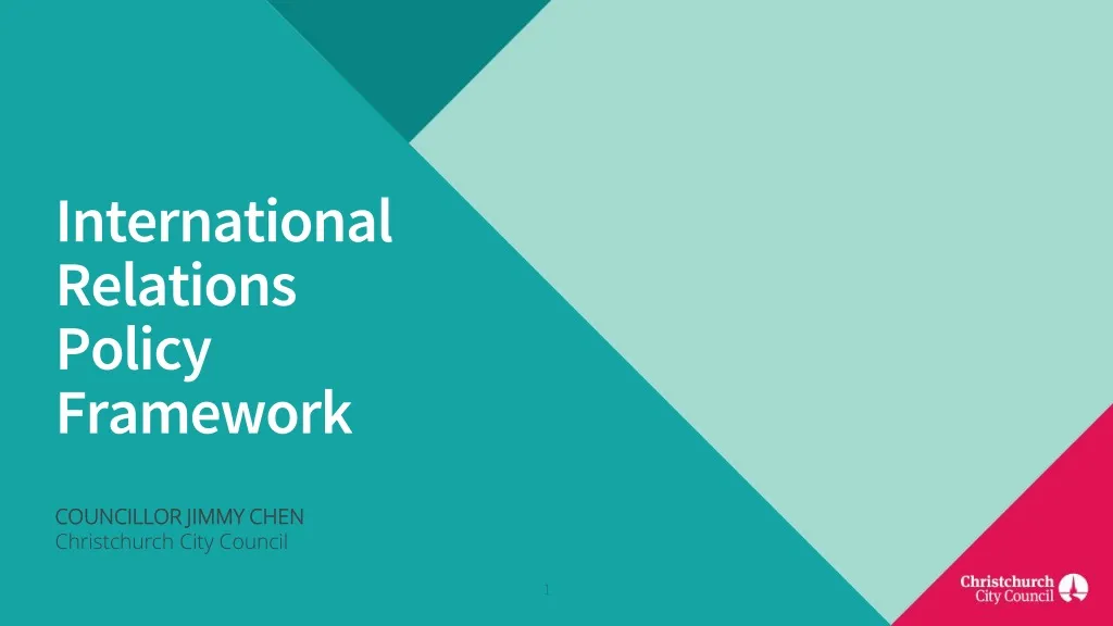 international relations policy framework