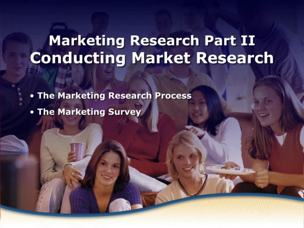 The Marketing Research Process