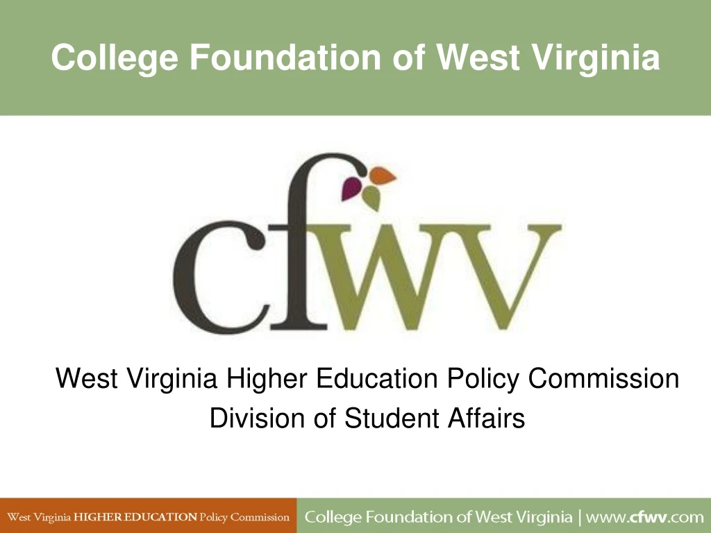 college foundation of west virginia