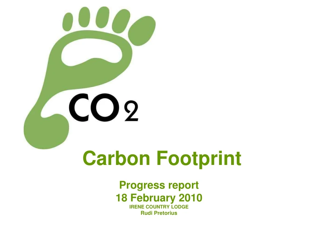 carbon footprint