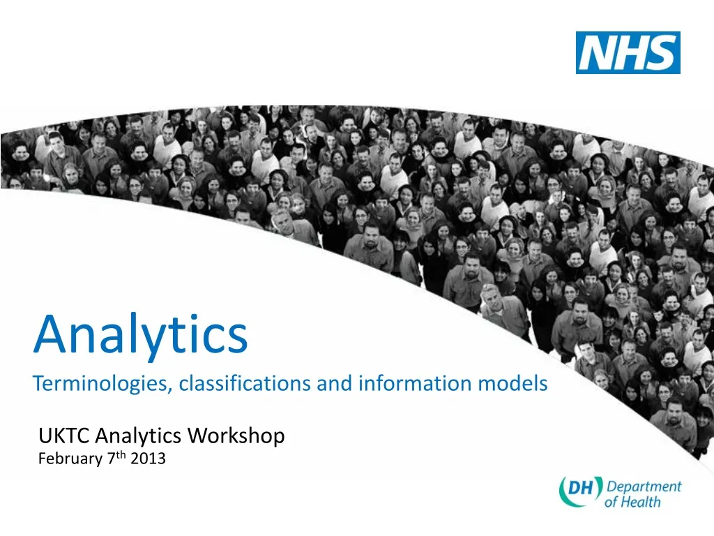 analytics terminologies classifications and information models