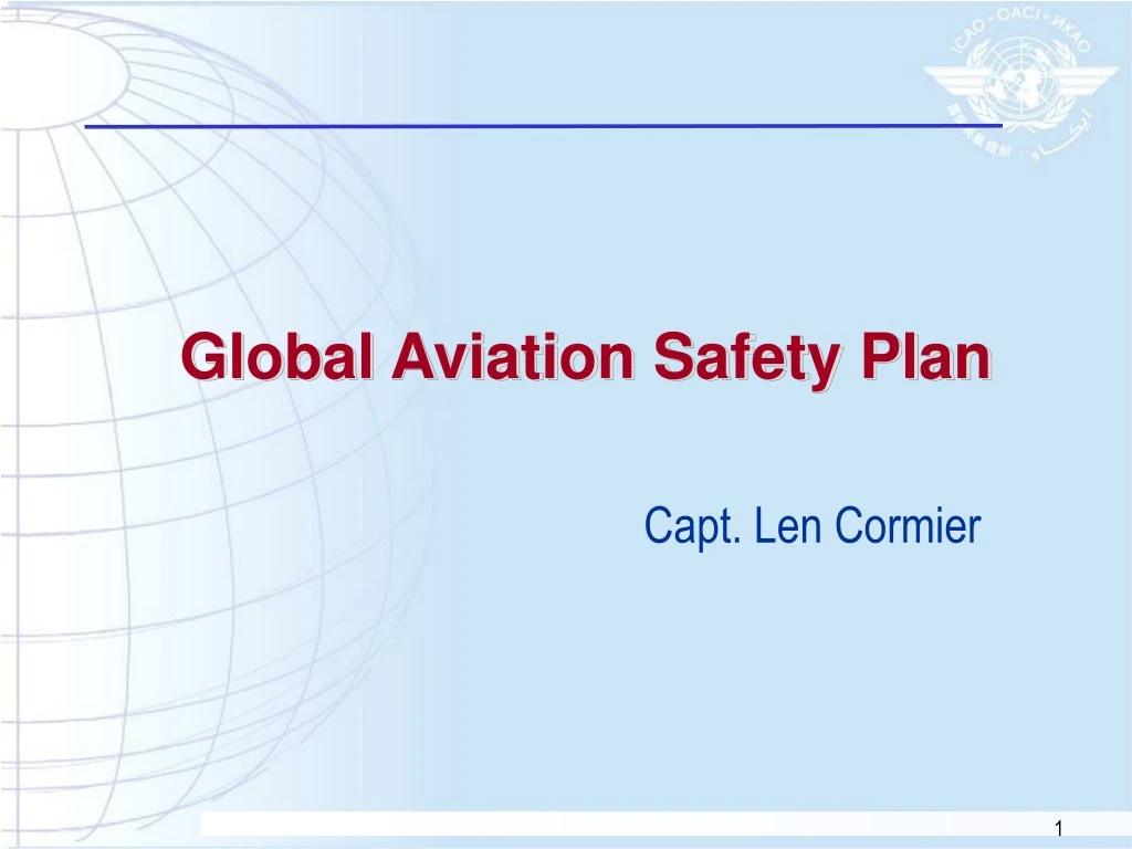 global aviation safety plan