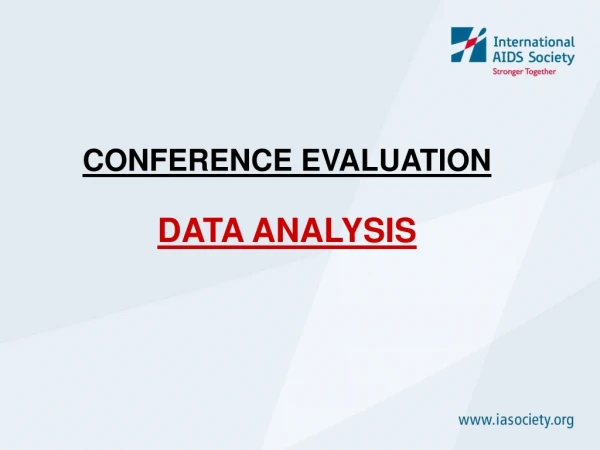 CONFERENCE EVALUATION DATA ANALYSIS
