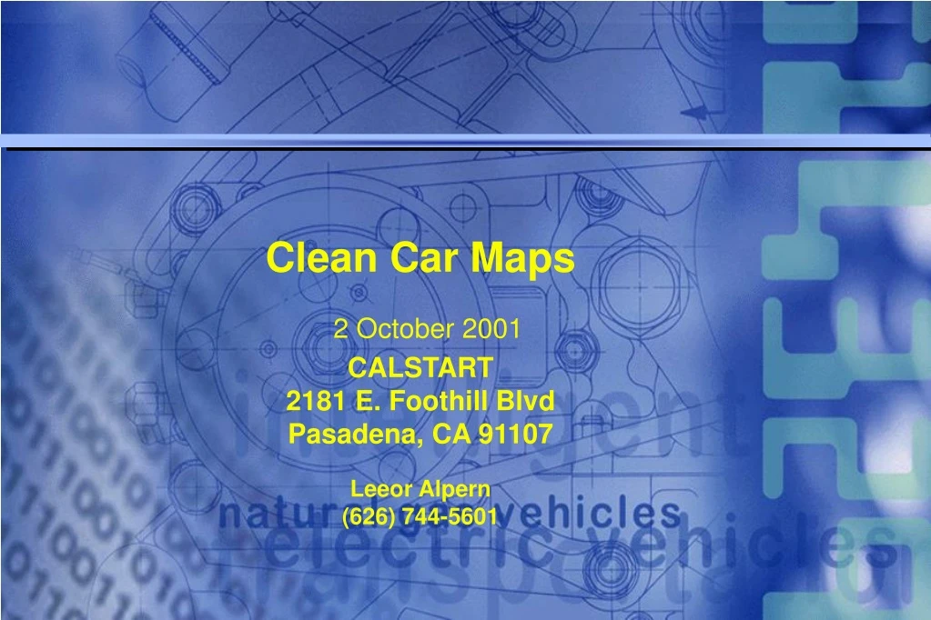 clean car maps 2 october 2001 calstart 2181