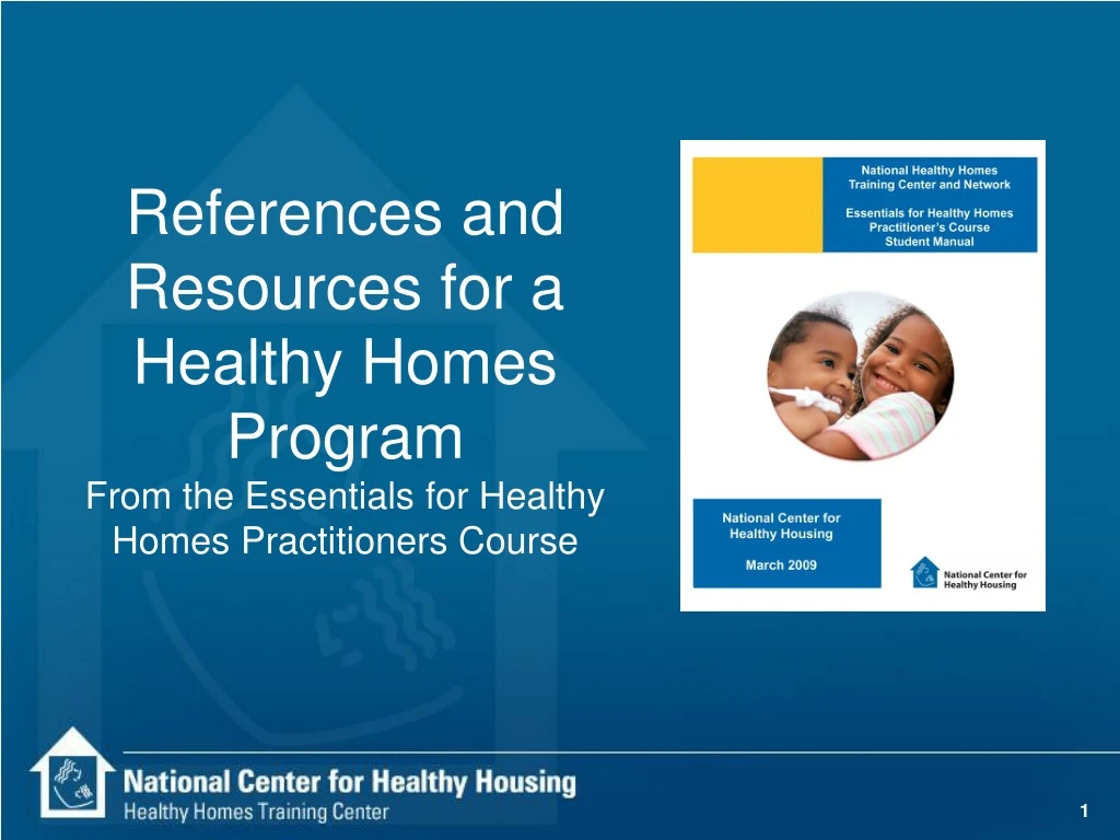 references and resources for a healthy homes
