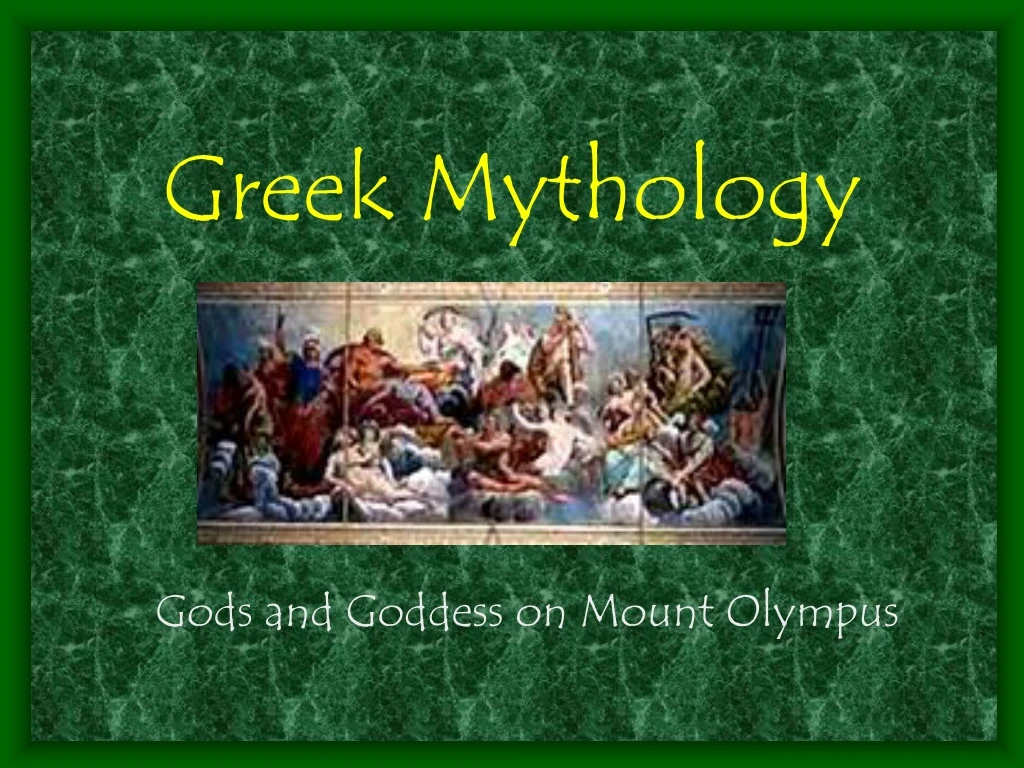 PPT - Greek Mythology PowerPoint Presentation, free download - ID:9205185