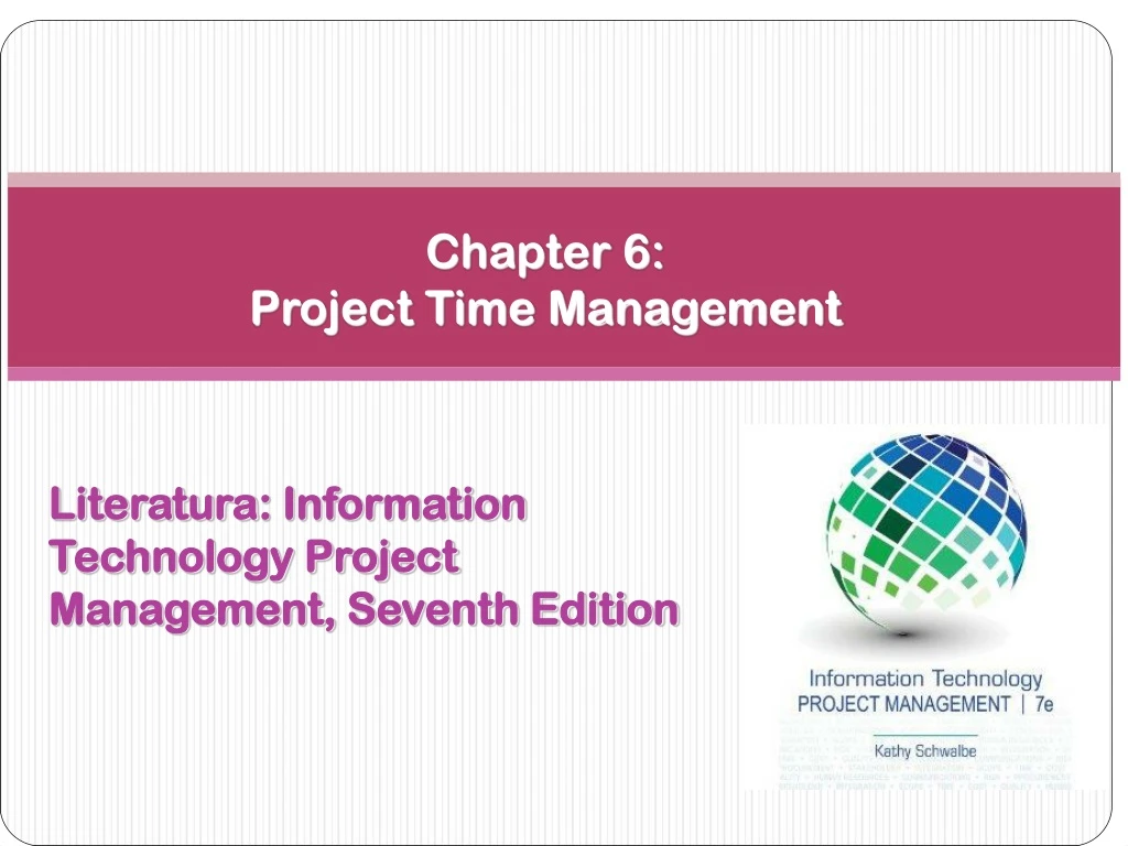 chapter 6 project time management