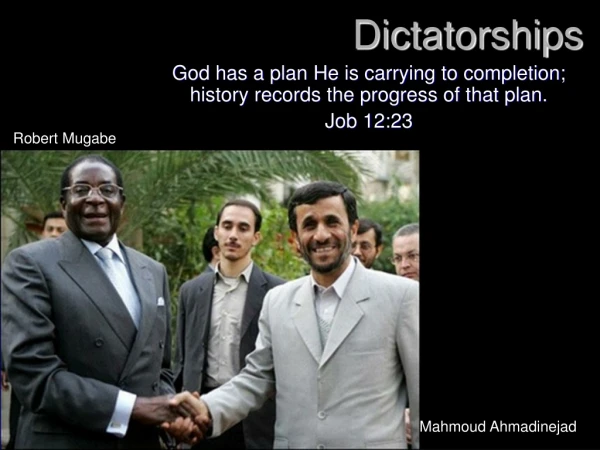 Dictatorships