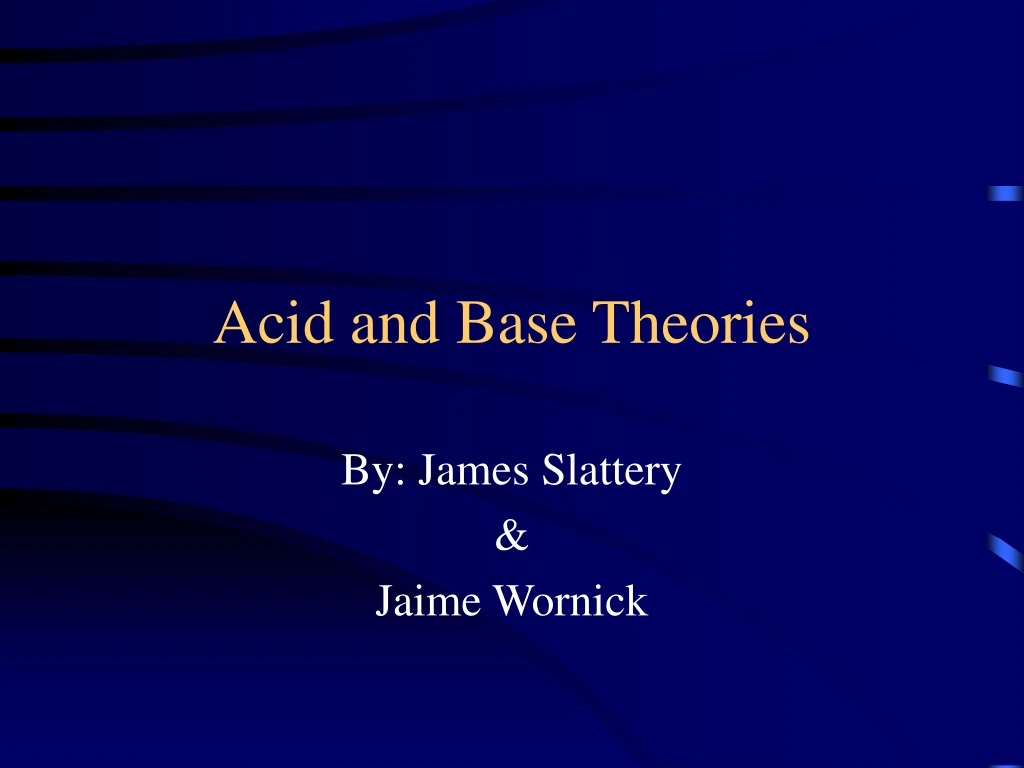 acid and base theories