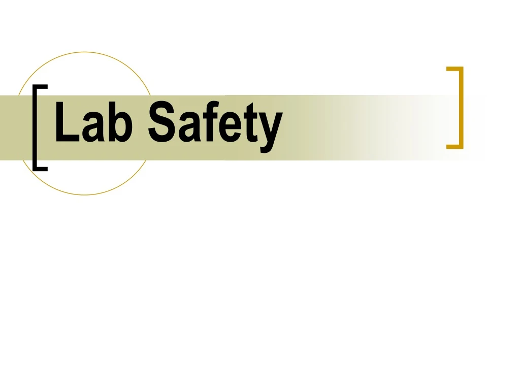 lab safety