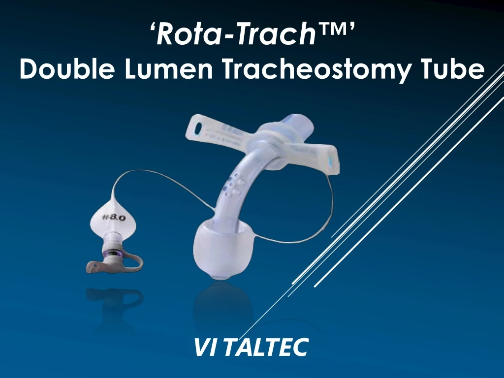 rota trach double lumen tracheostomy tube