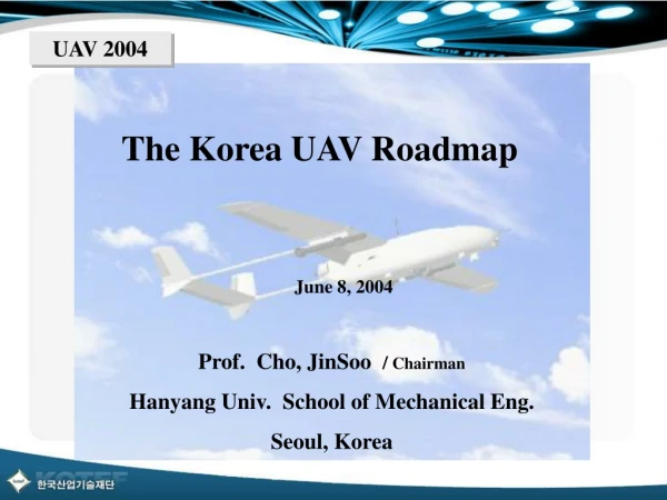 The Korea UAV Roadmap