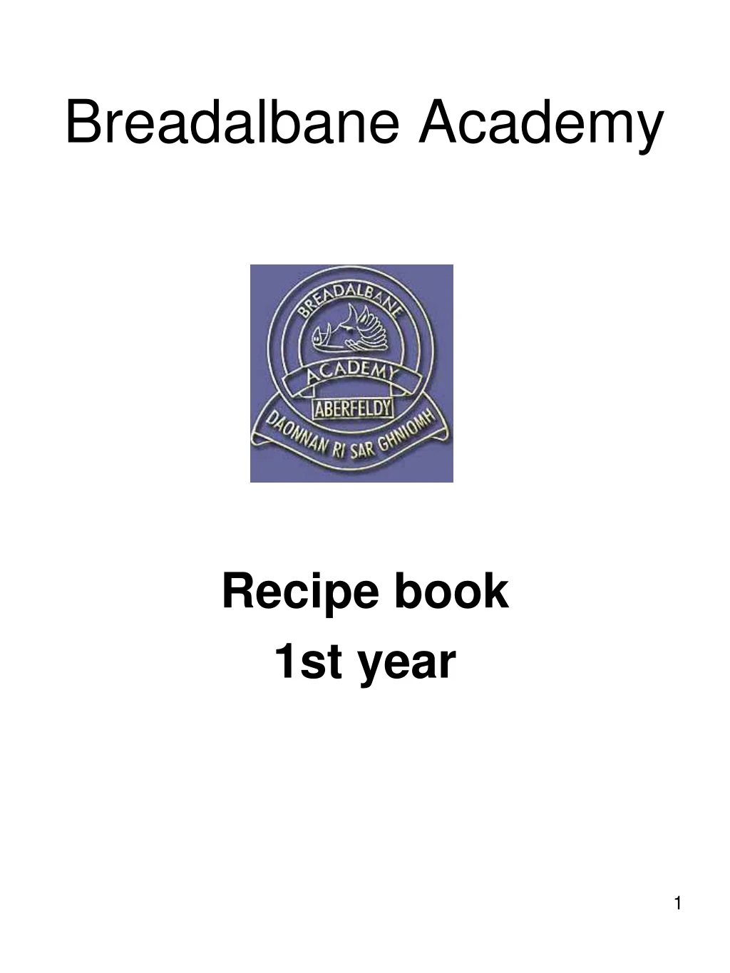 breadalbane academy