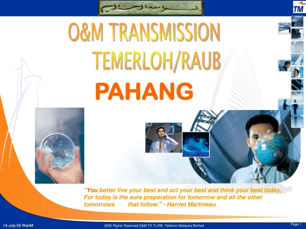 o m transmission temerloh raub