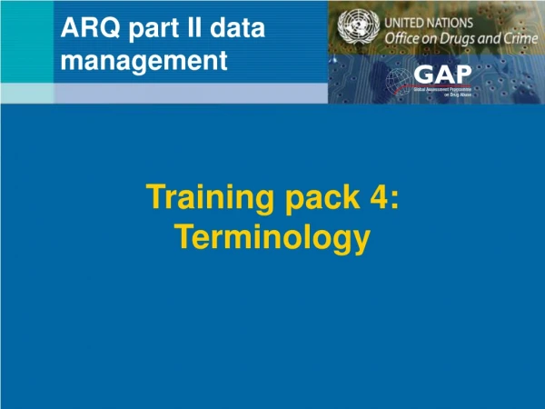 ARQ part II data  management