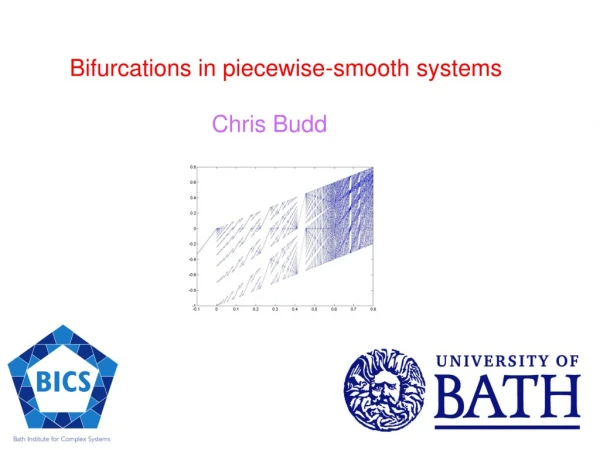 Bifurcations in piecewise-smooth systems Chris Budd
