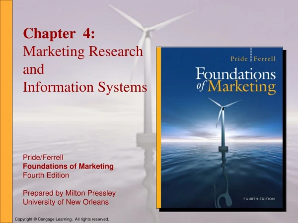 Chapter  4: Marketing Research and  Information Systems