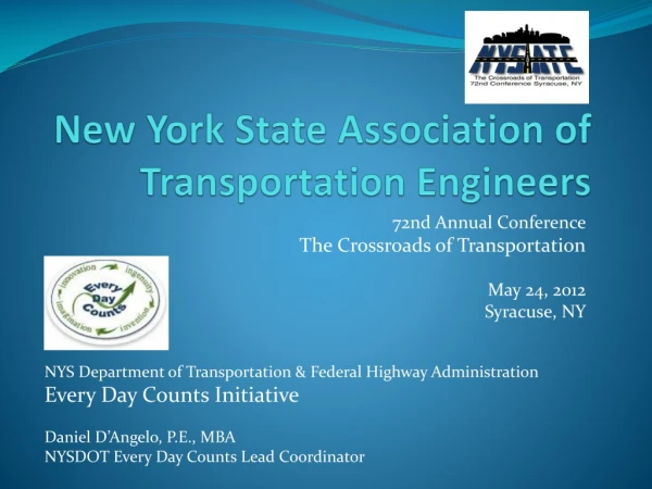 New York State Association of Transportation Engineers