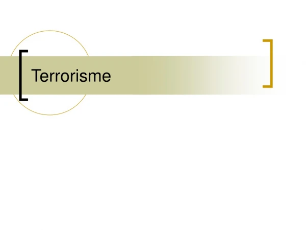 Terrorisme