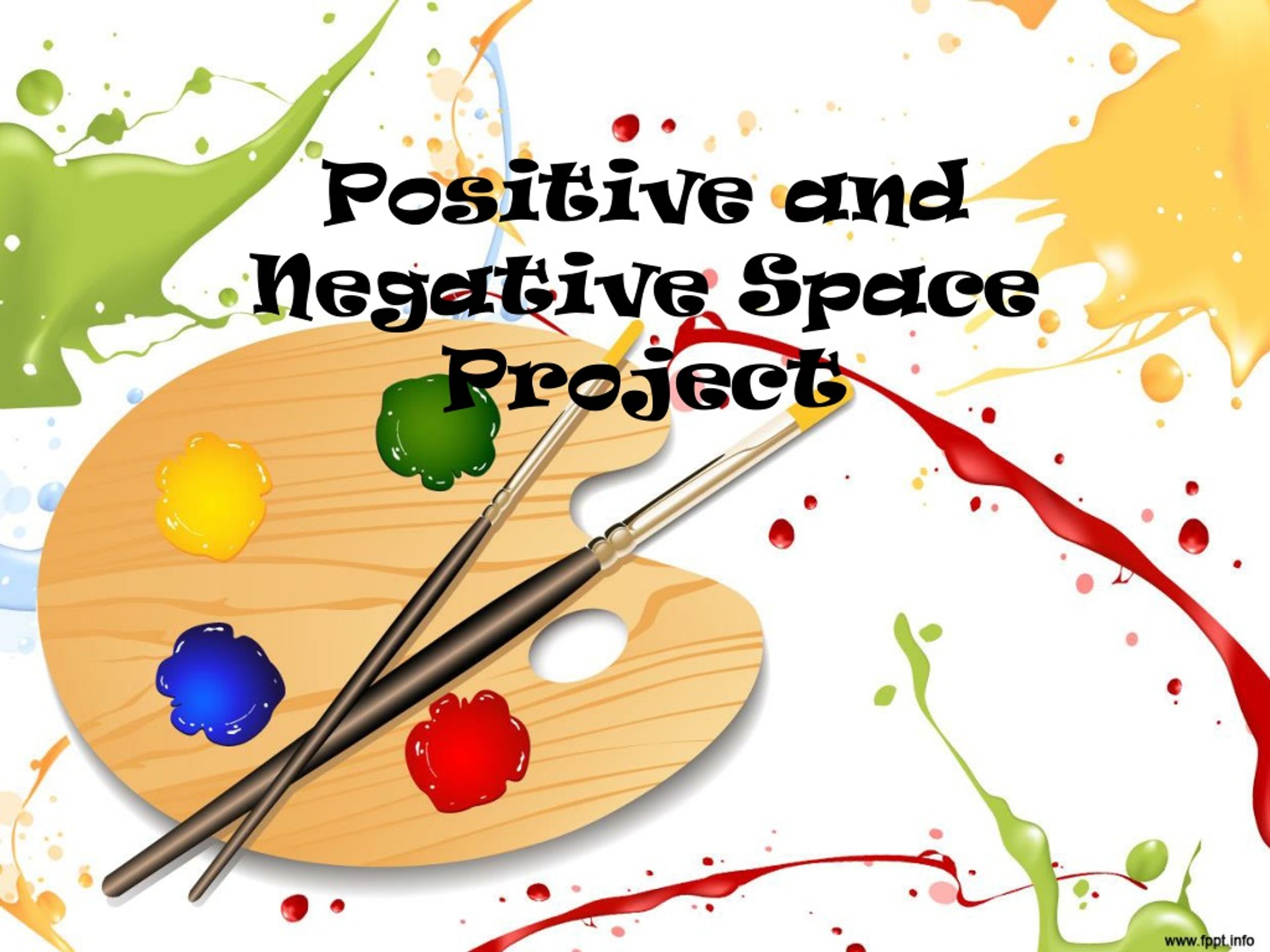 Positive and Negative Space Project - slide 1