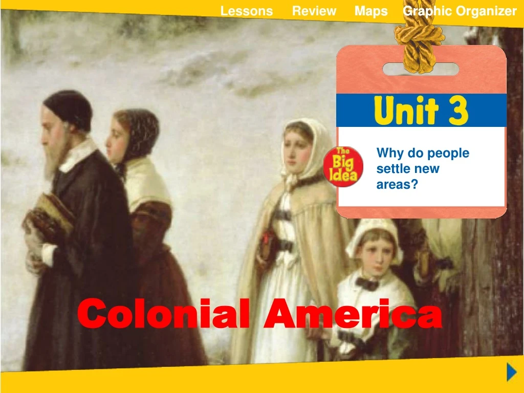 unit 3 colonial america