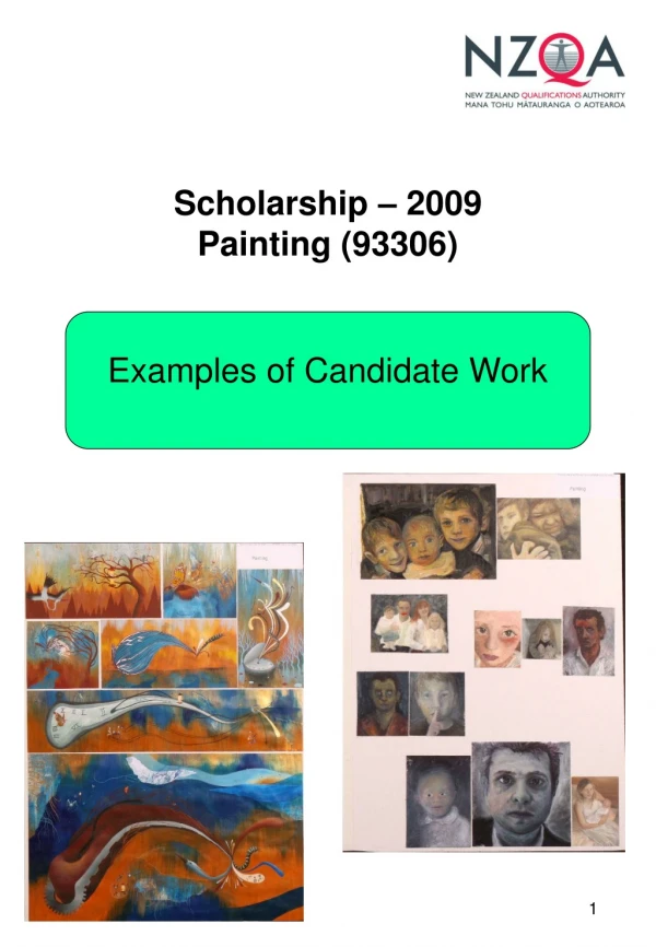 Scholarship – 2009 Painting (93306)