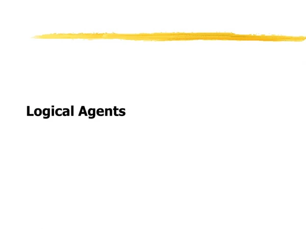 Logical Agents