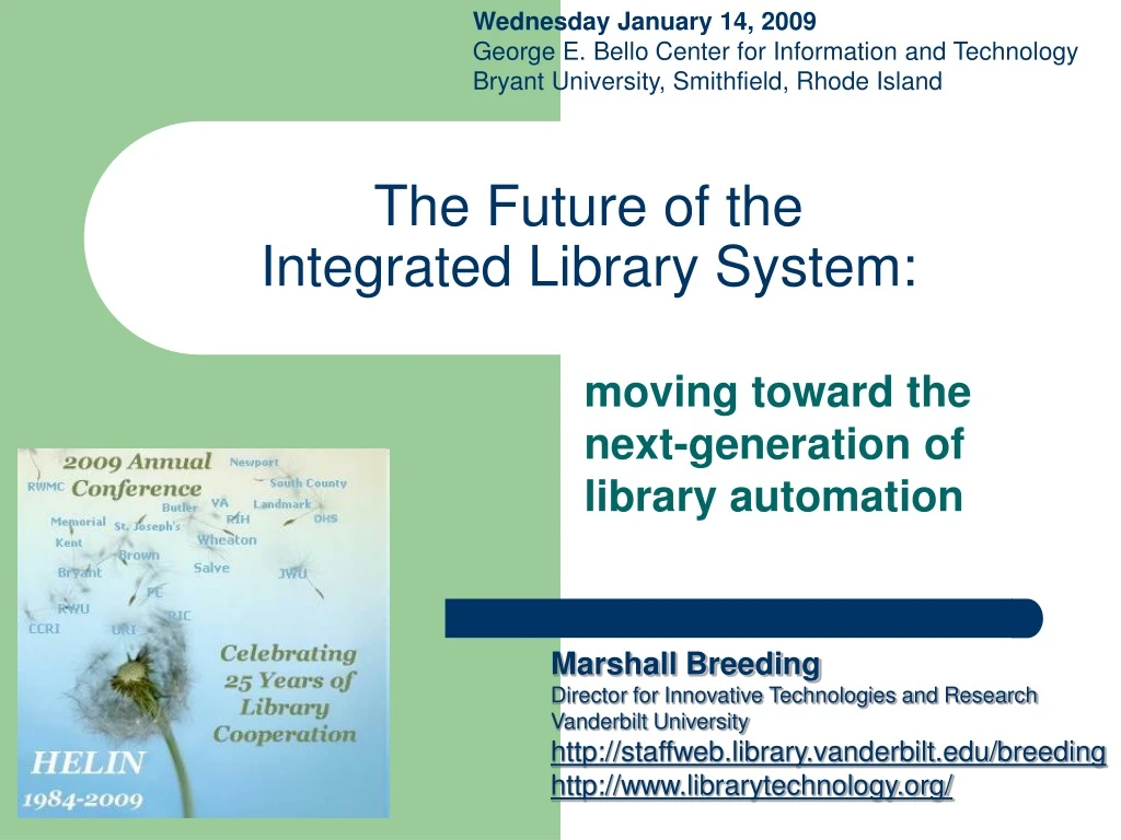 the future of the integrated library system