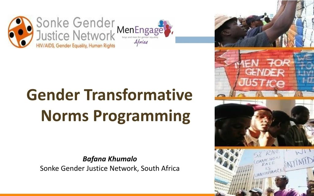 gender transformative norms programming