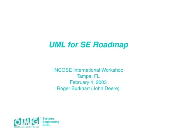 UML for SE Roadmap