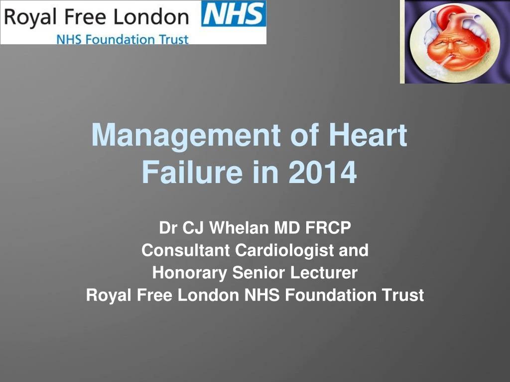 management of heart failure in 2014