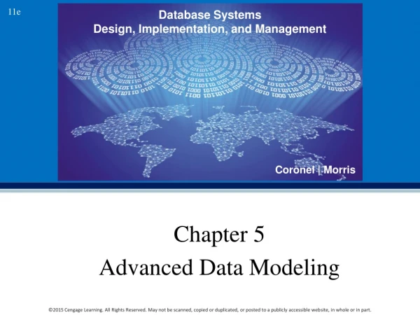 Chapter 5 Advanced Data Modeling