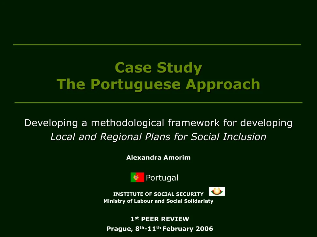 case study in portuguese language