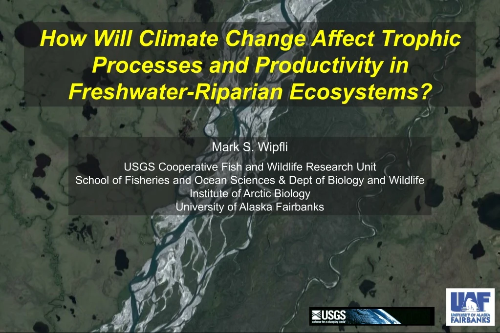 how will climate change affect trophic processes