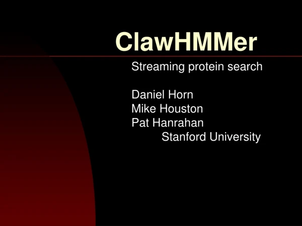 ClawHMMer