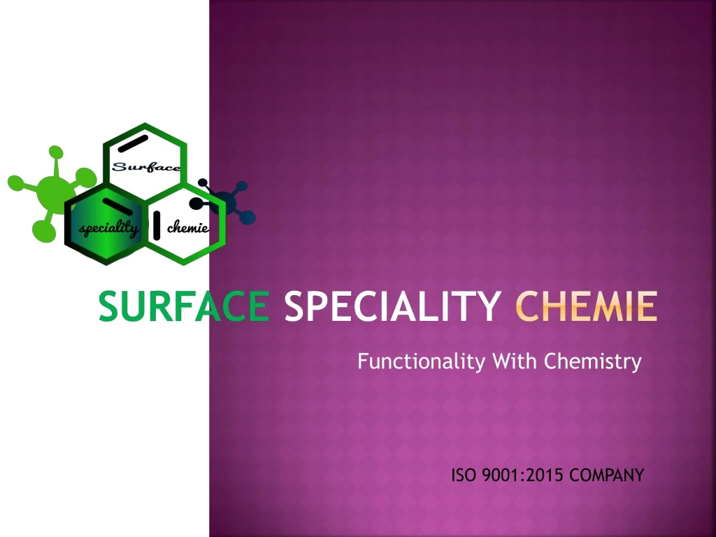 surface speciality chemie