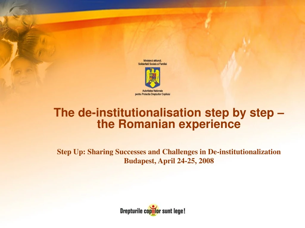 the de institutionalisation step by step
