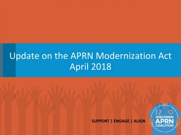 Update on the APRN Modernization Act April 2018