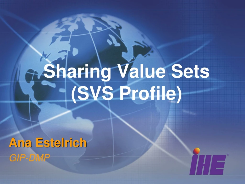 sharing value sets svs profile