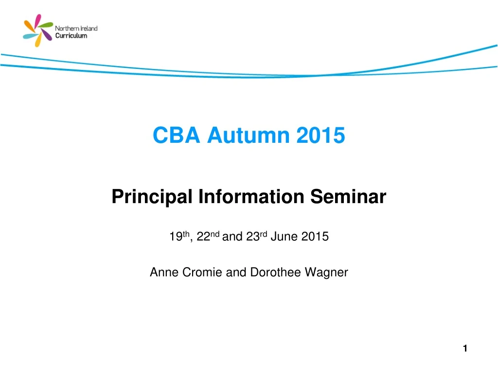 cba autumn 2015 principal information seminar