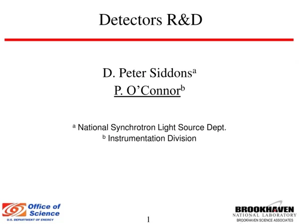 Detectors R&amp;D