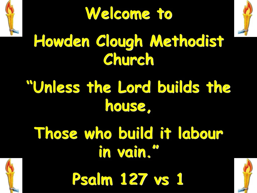 welcome to howden clough methodist church unless