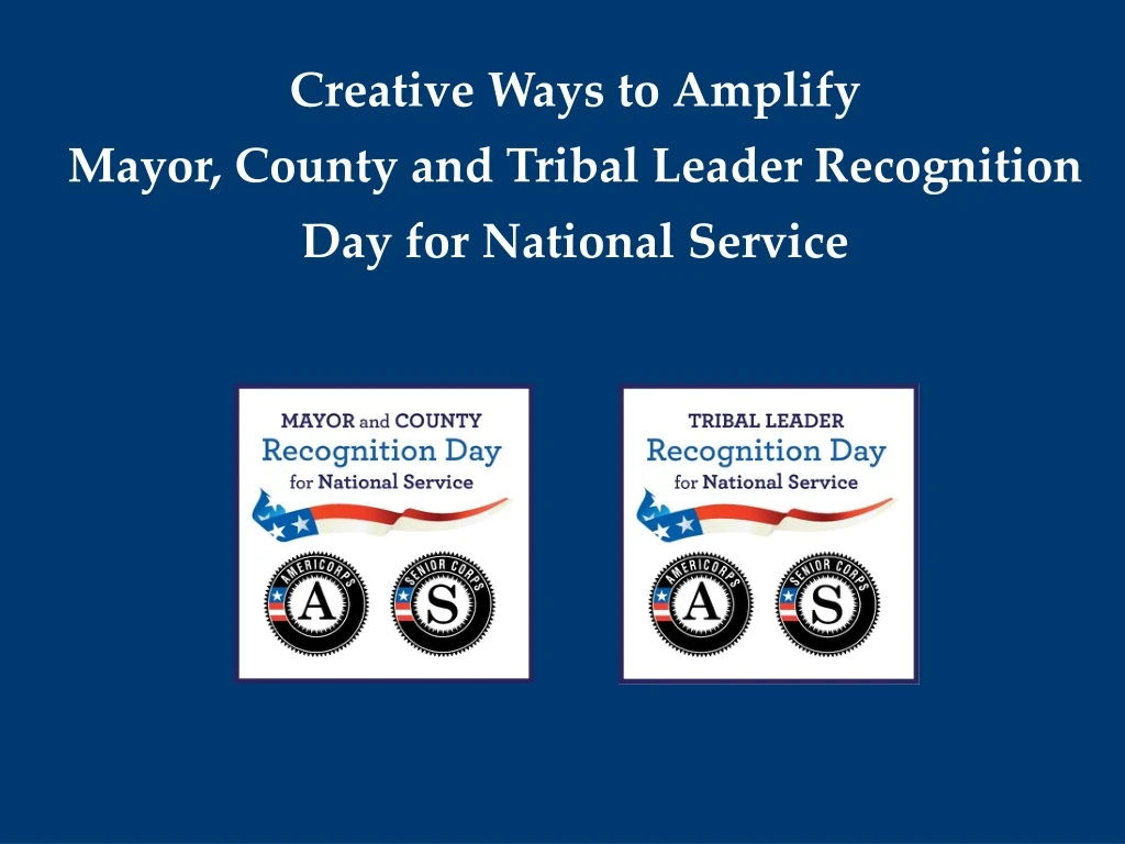 creative ways to amplify mayor county and tribal