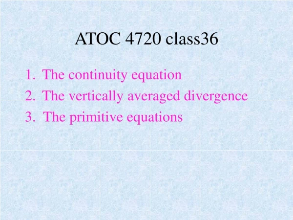 ATOC 4720 class36