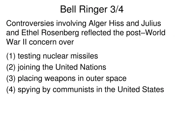 Bell Ringer 3/4