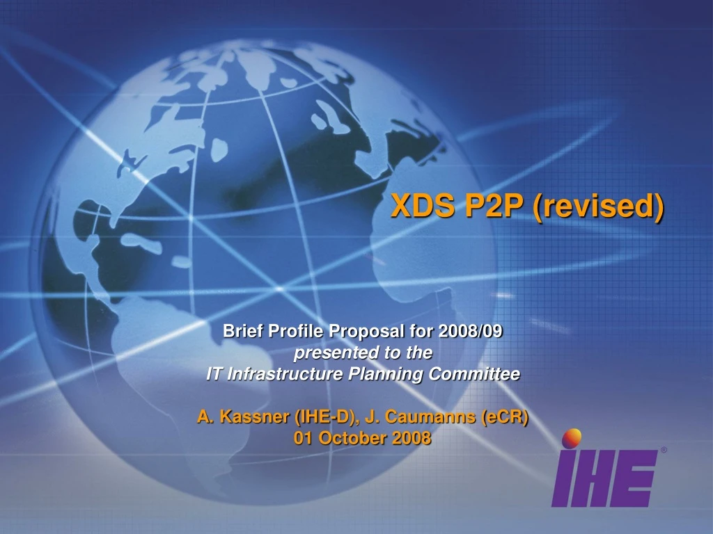 xds p2p revised