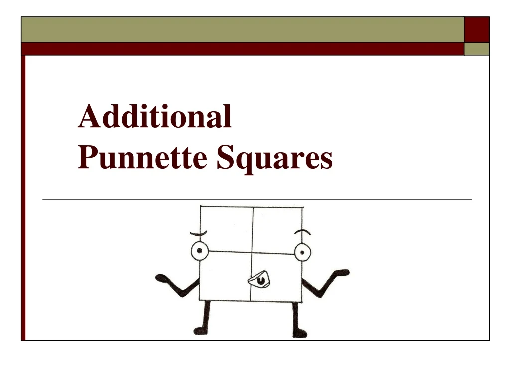additional punnette squares